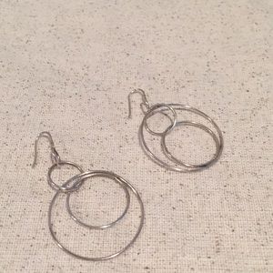 Silpada Sterling Silver Circle Drop Earrings